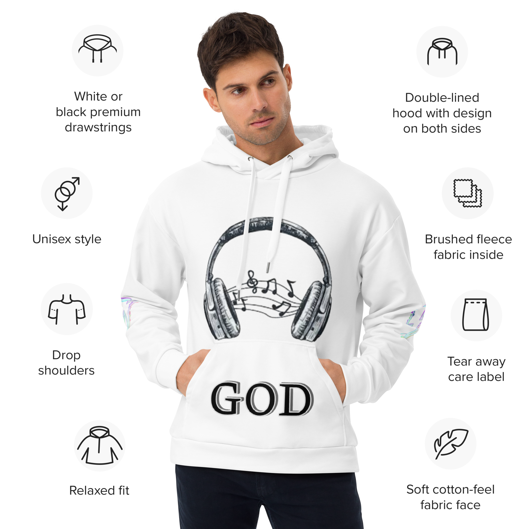 Music (Synth/Bass) Hoodie