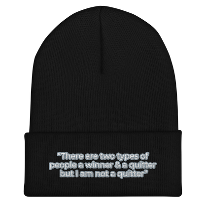 H3NRY Motivational Embroidered Beanie